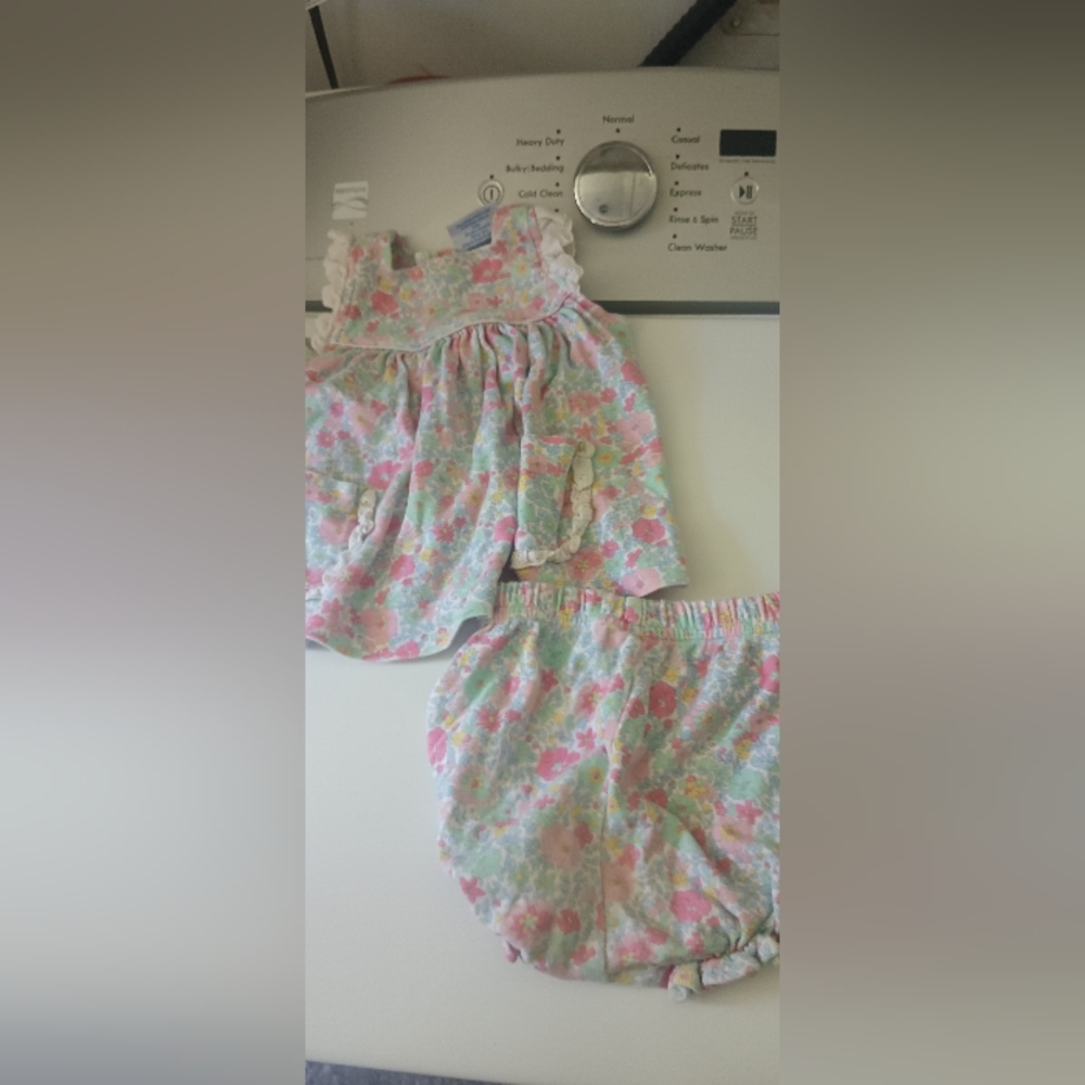 SOLD ) Baby girls vintage set 18mos